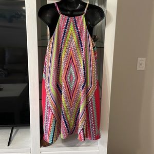 Colorful Summer tank dress. Size medium